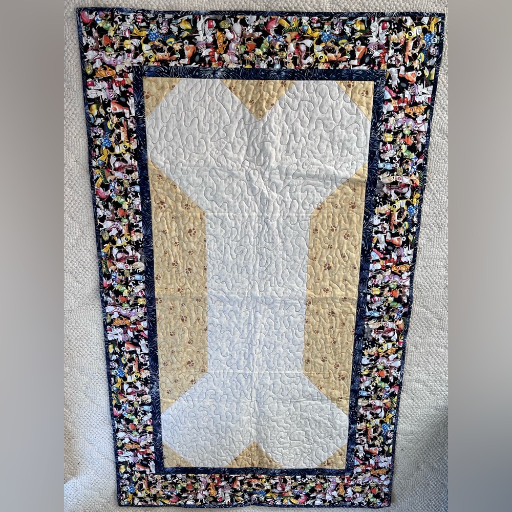 COPY - COPY - Colorful Homemade Patterned Quilt